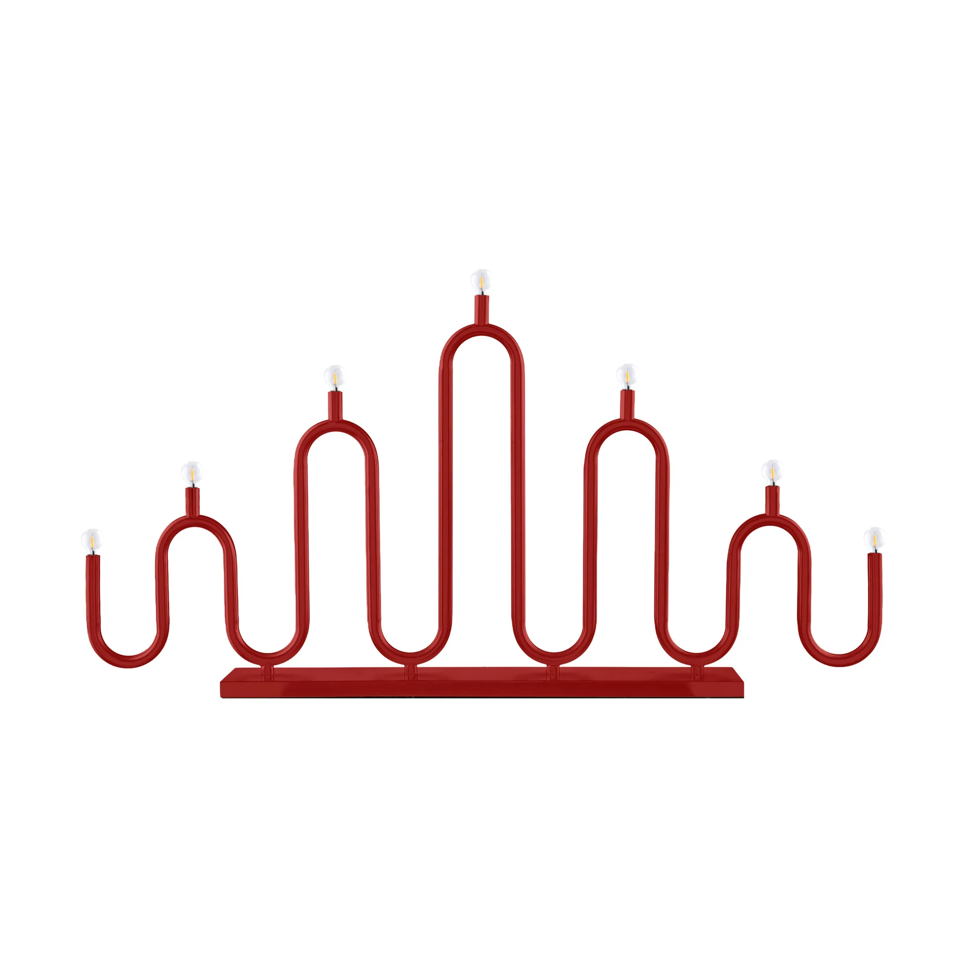 Portacandele dell'Avvento Noel 7, Rosso Globen Lighting