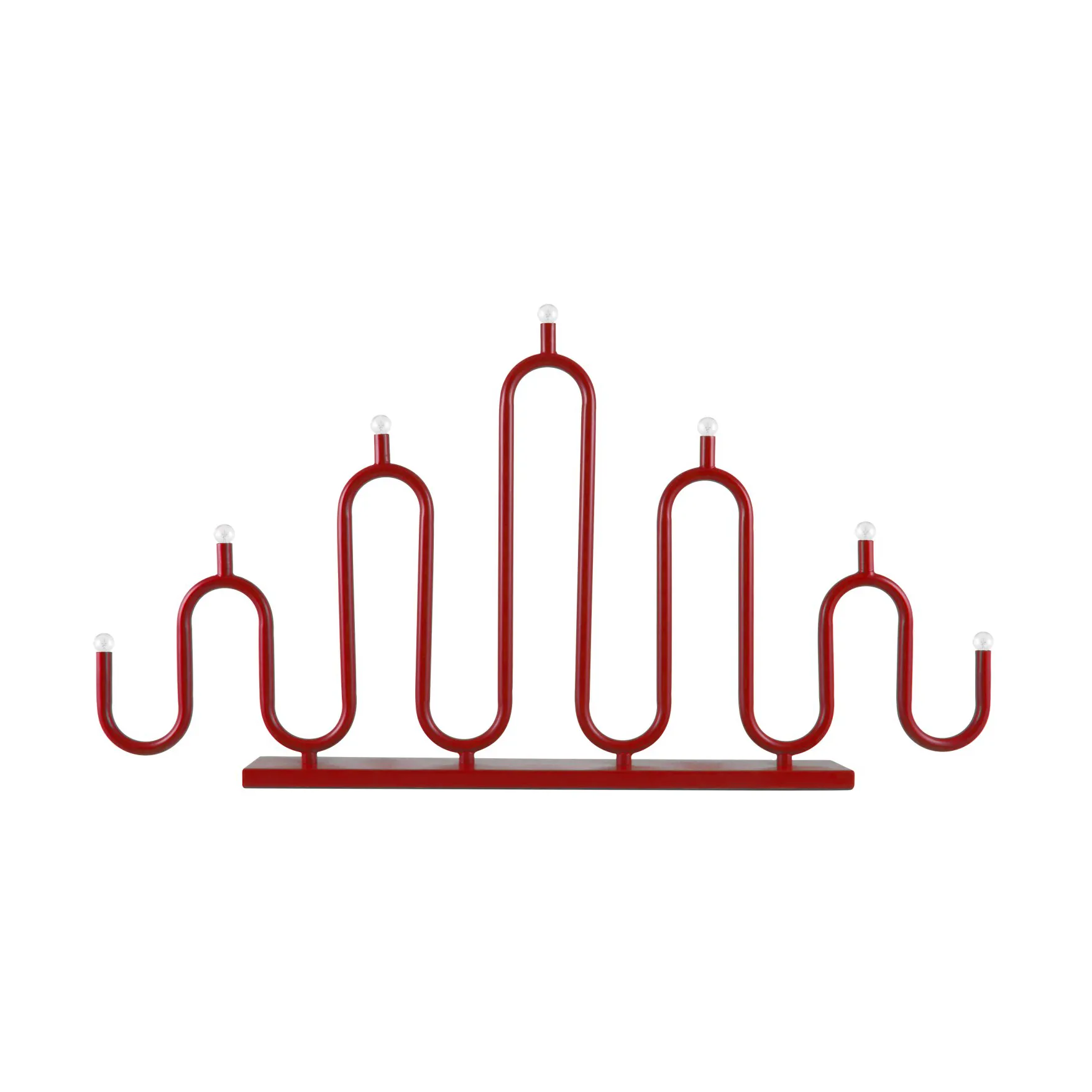 Portacandele dell'Avvento Noel 7, Rosso Globen Lighting