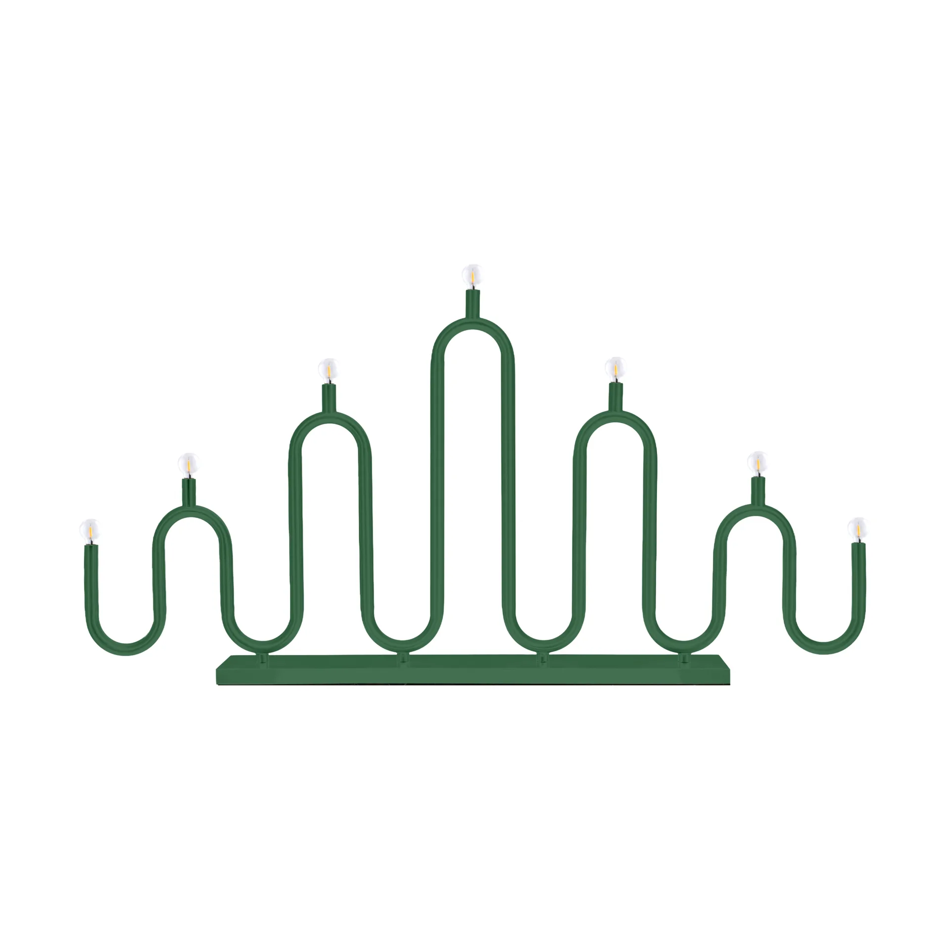 Portacandele dell'Avvento Noel 7, Verde Globen Lighting
