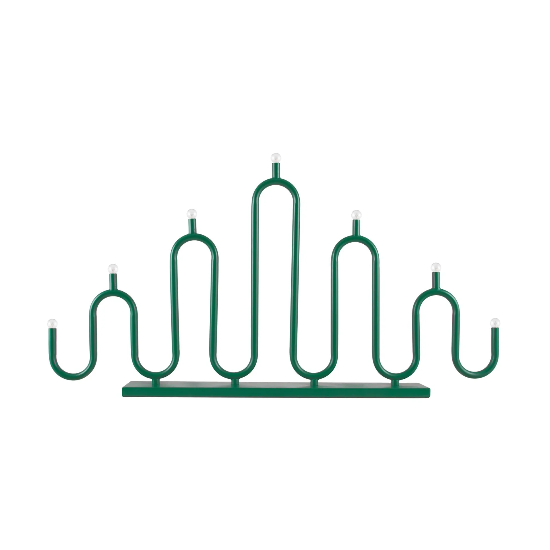 Portacandele dell'Avvento Noel 7, Verde Globen Lighting