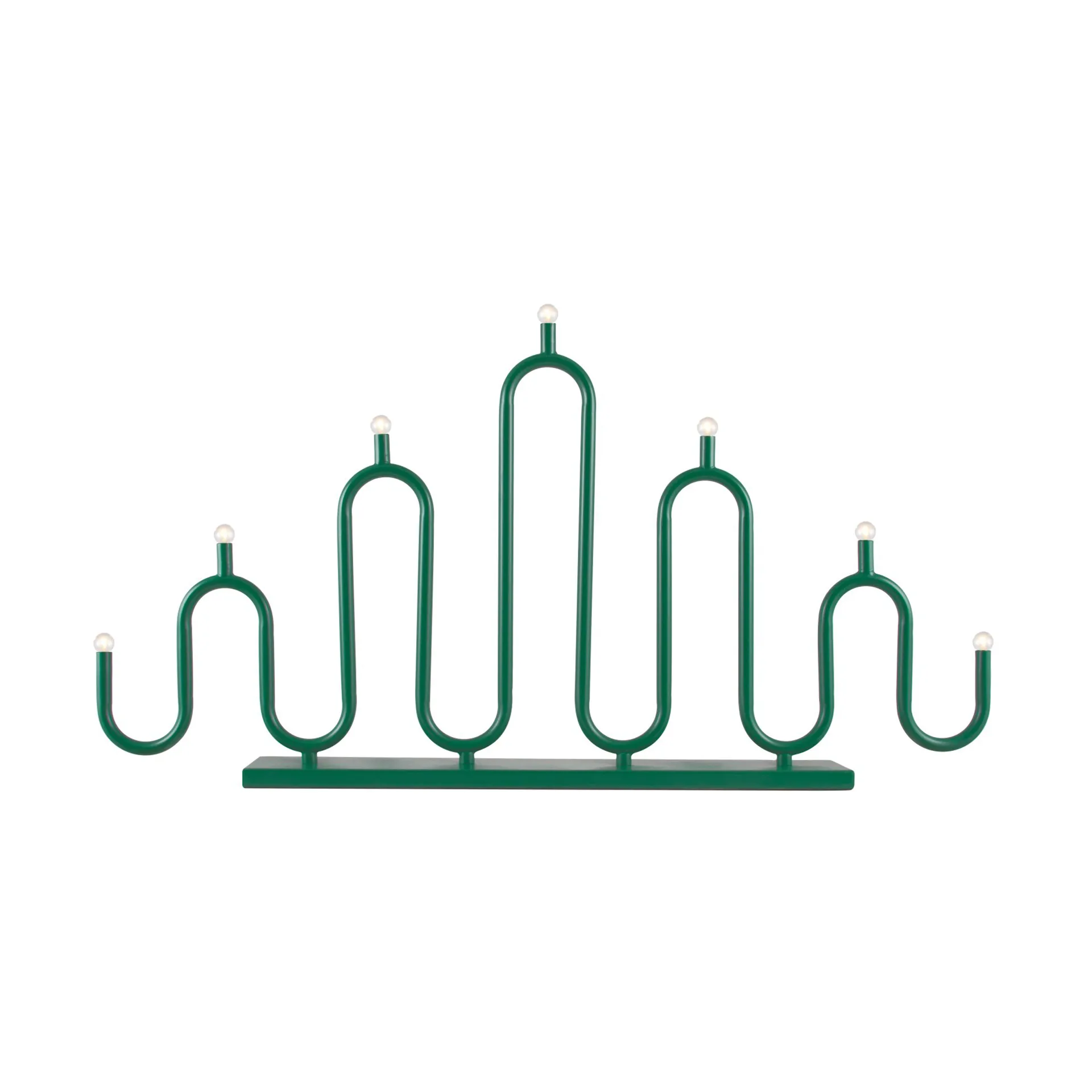 Portacandele dell'Avvento Noel 7, Verde Globen Lighting