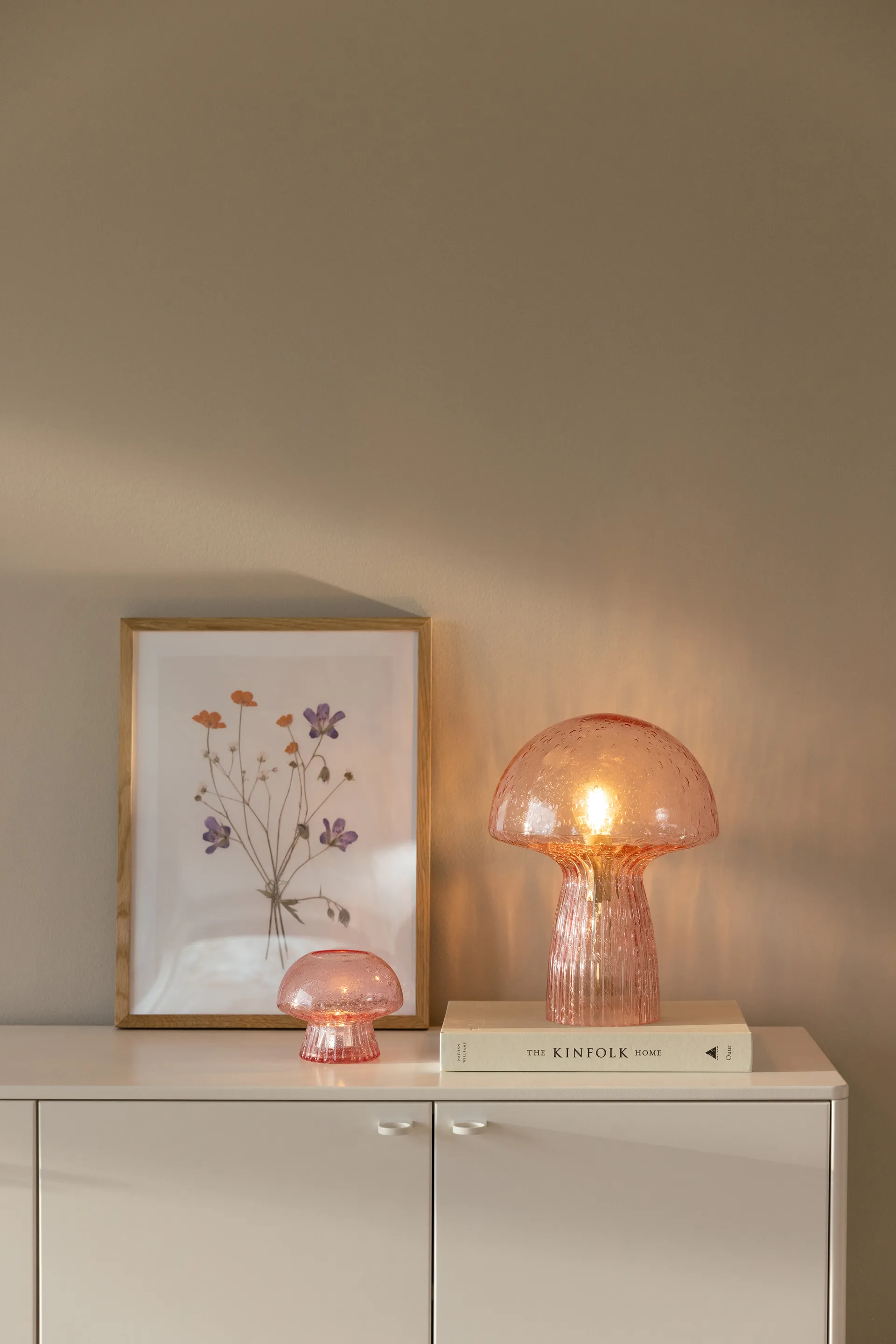 Portacandele Fungo 12 Special Edition, Rosa Globen Lighting