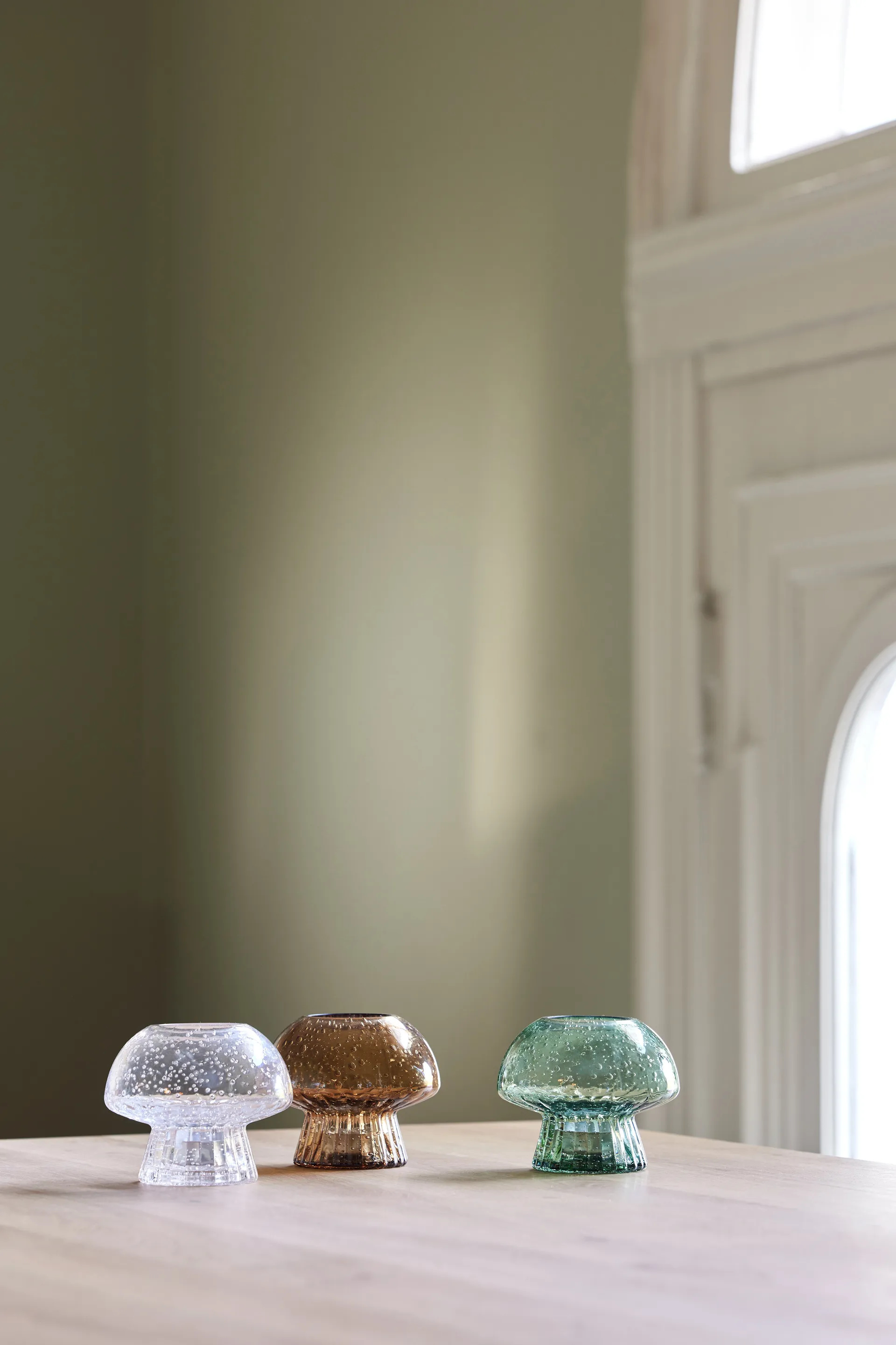 Portacandele Fungo 12 Special Edition, Verde Globen Lighting