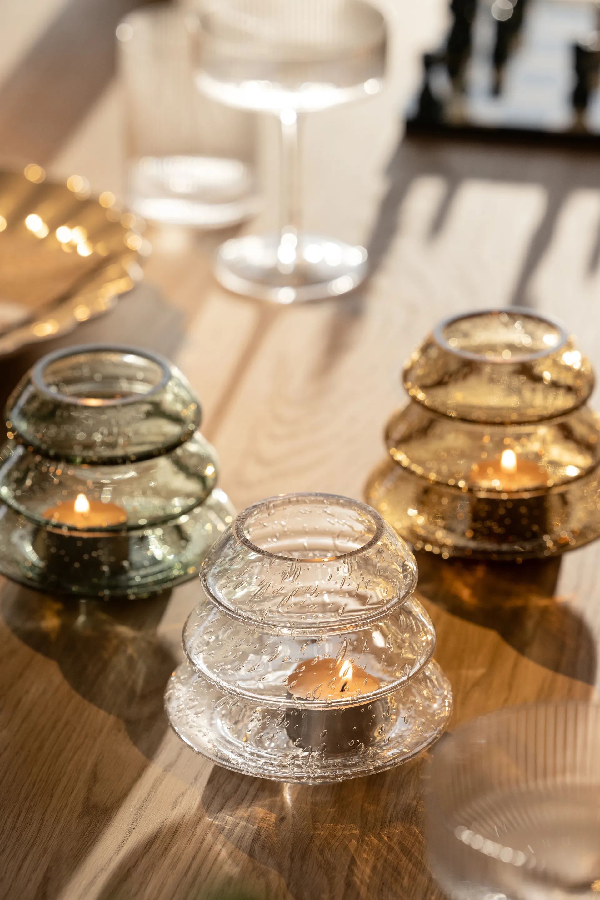 Portacandele Gran 12, Trasparente Globen Lighting