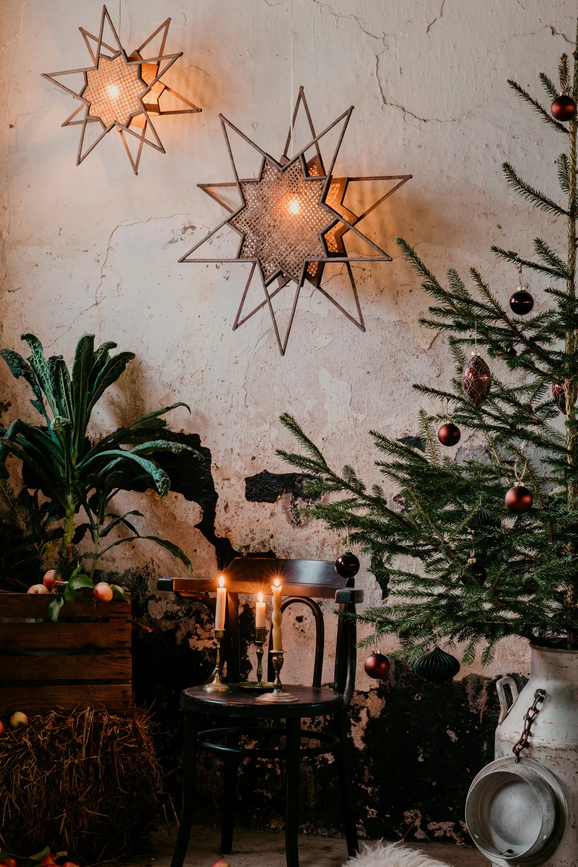 Stella dell'Avvento Karin Ø 45 cm, Marrone Globen Lighting