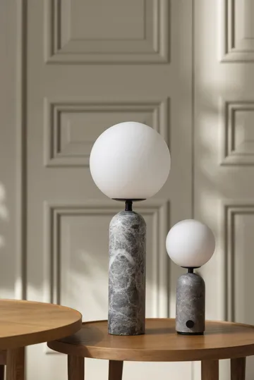 Torrano lampada da tavolo portatile - Marmo grigio, 27,5 cm - Globen Lighting
