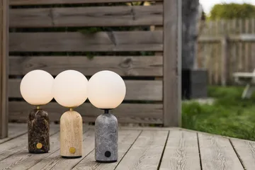 Torrano lampada da tavolo portatile - Marmo grigio, 27,5 cm - Globen Lighting