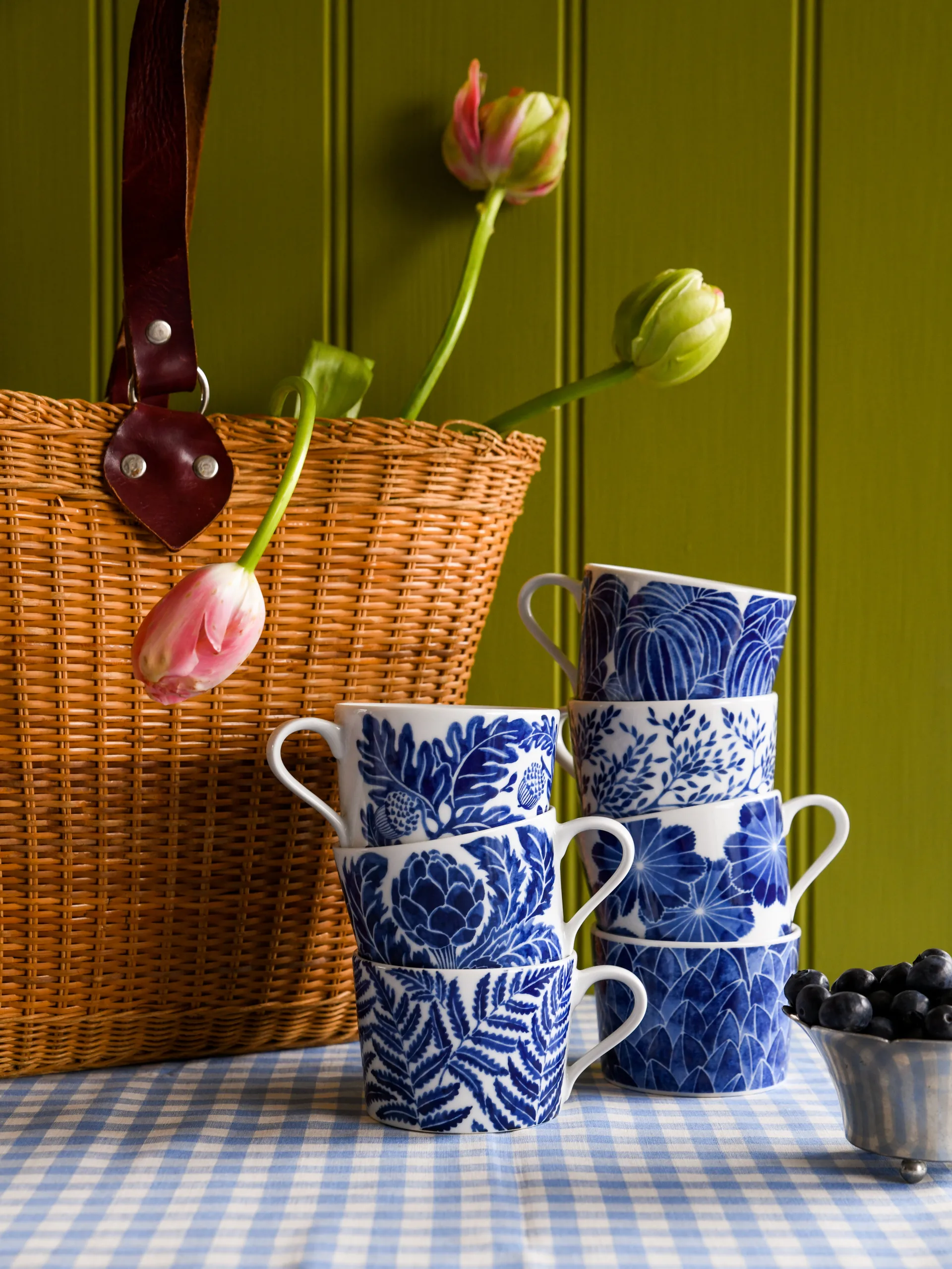 Tazza Acorn 24 cl, Blu Götefors Porslin