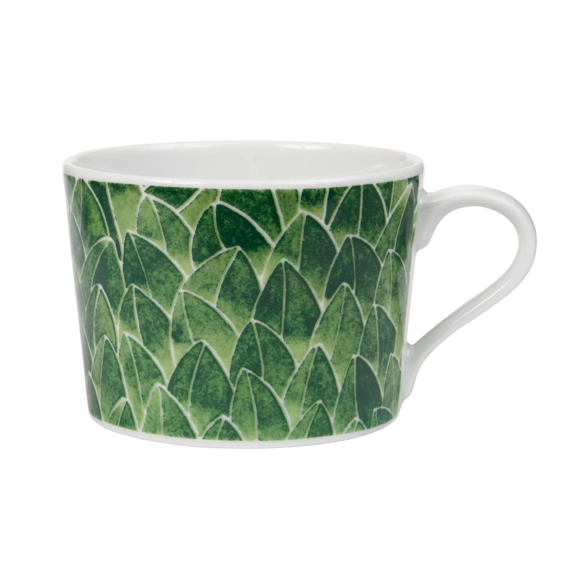 Tazza con manico Botanica verde, field Götefors Porslin