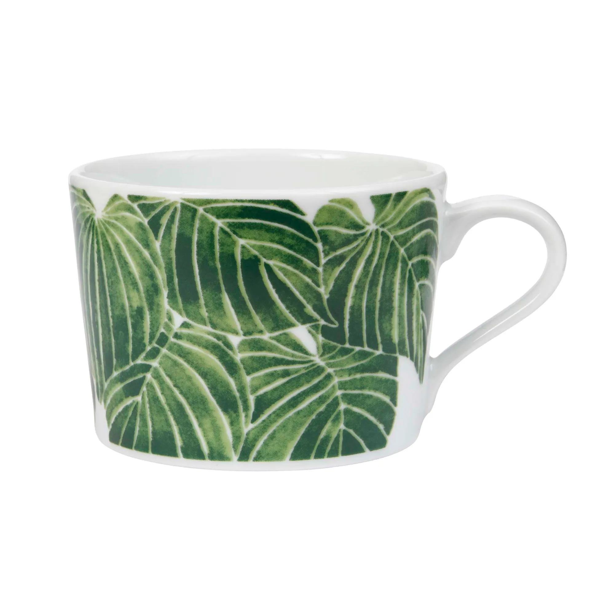 Tazza con manico Botanica verde, funkia Götefors Porslin