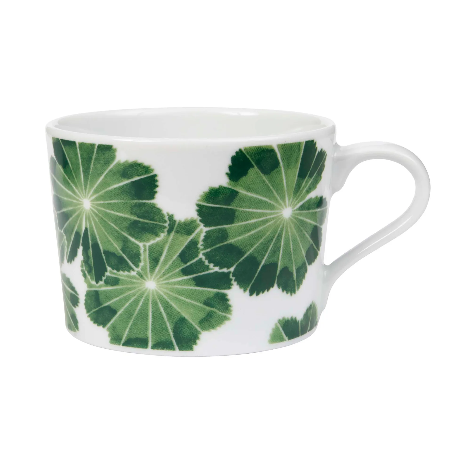 Tazza con manico Botanica verde, lady's mantle Götefors Porslin