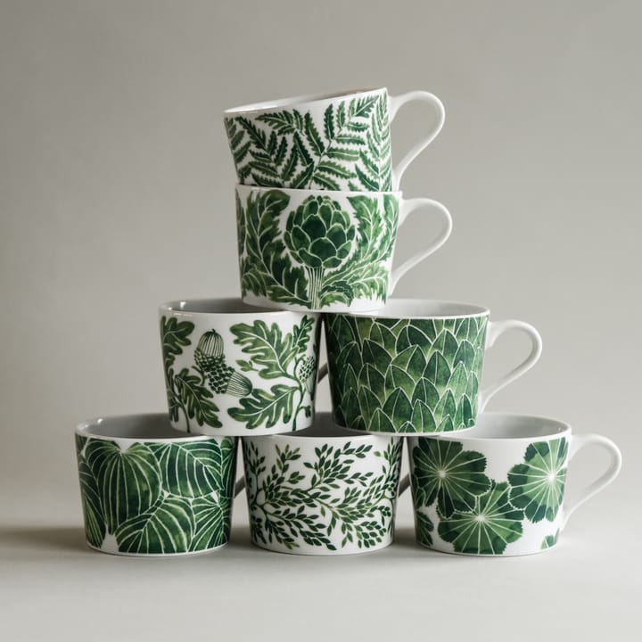 Tazza Fern 24 cl, Verde Götefors Porslin