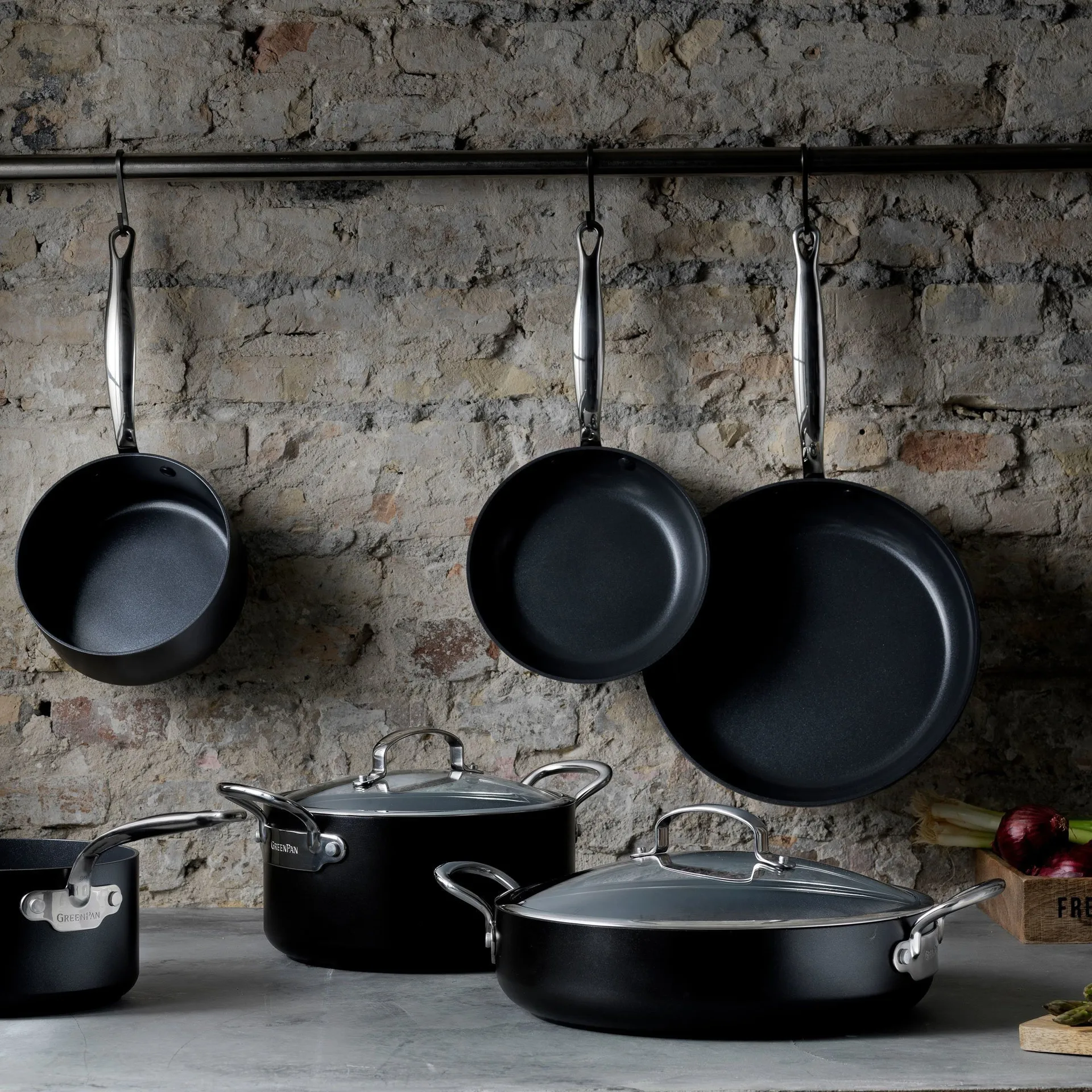 Casseruola Barcelona con coperchio, 30 cm GreenPan