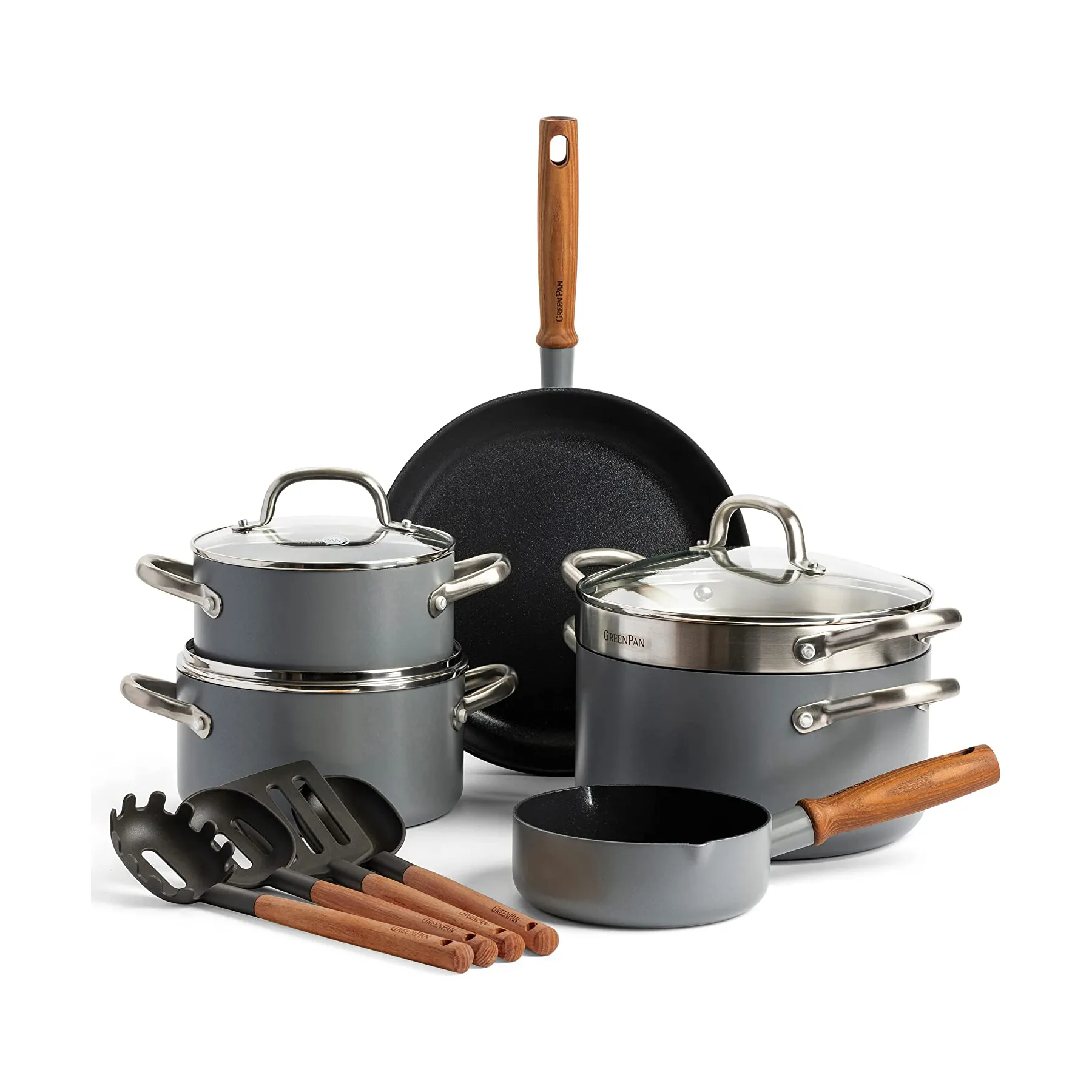 Set casseruola e padella Mayflower Pro, 13 pezzi GreenPan