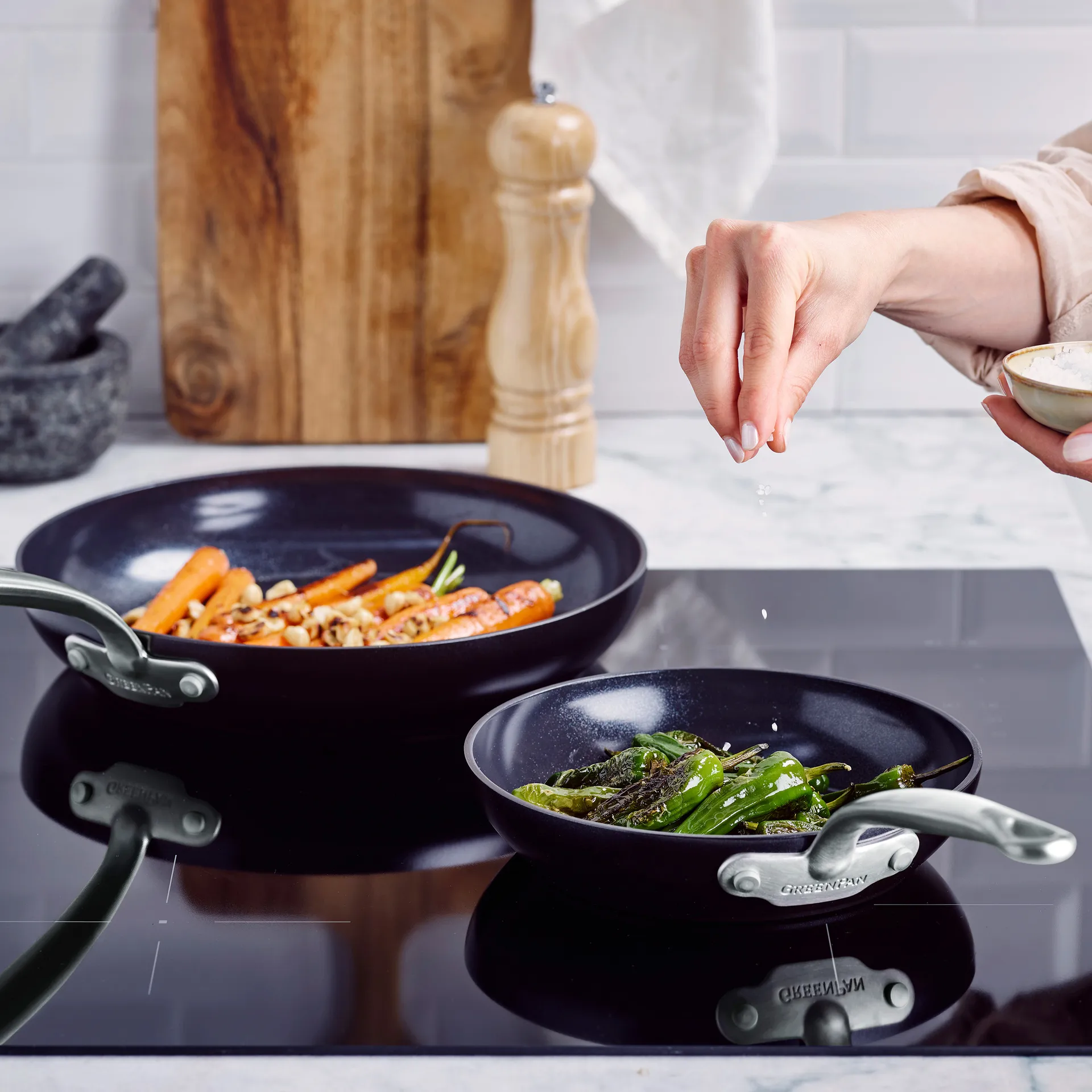 Set padelle Barcelona, 20 + 28 cm GreenPan