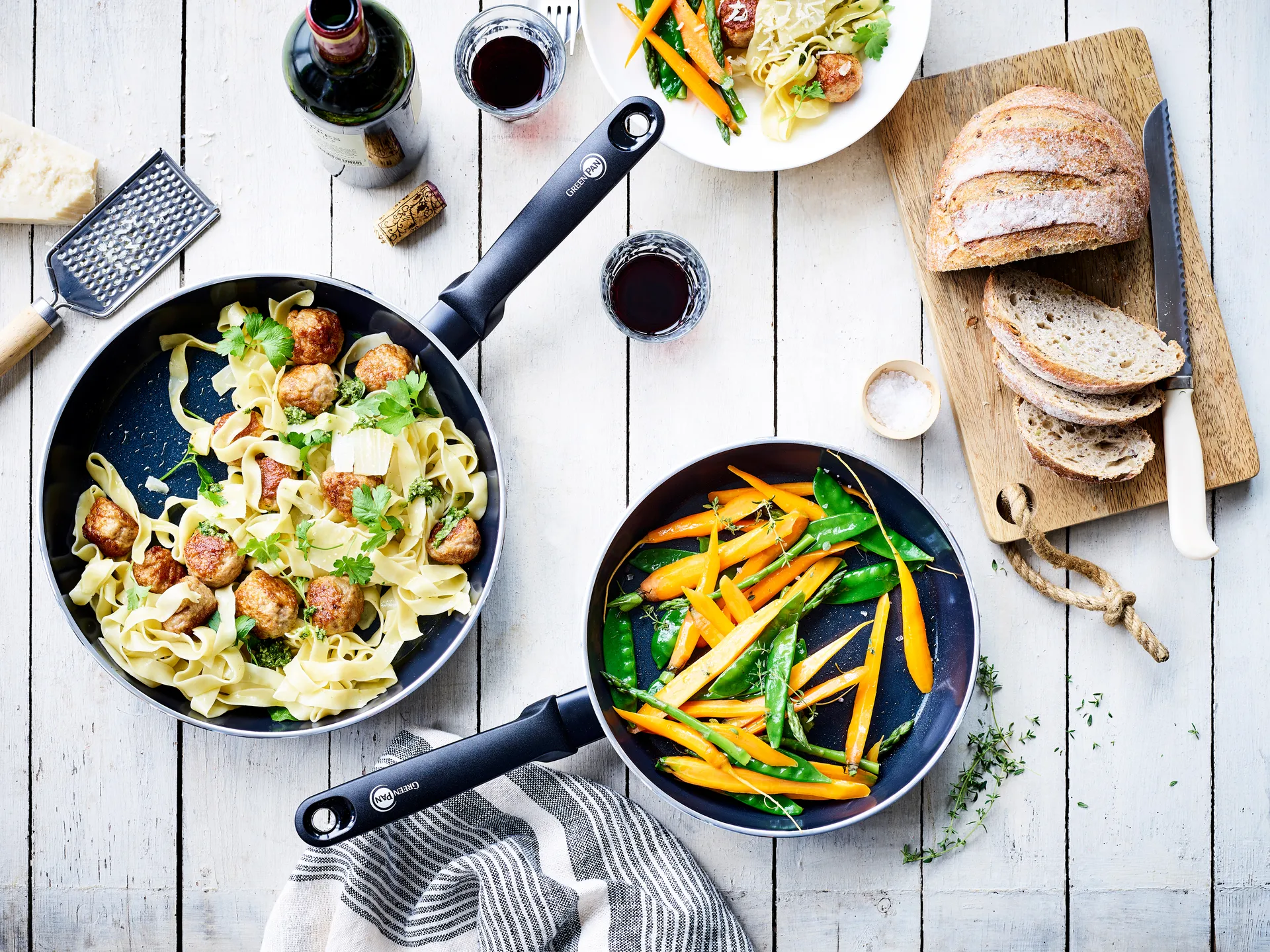 Set padelle Torino, 3 pezzi GreenPan