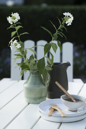 9A tavolo da pranzo - Rovere verniciato bianco Ø100 cm - Grythyttan Stålmöbler