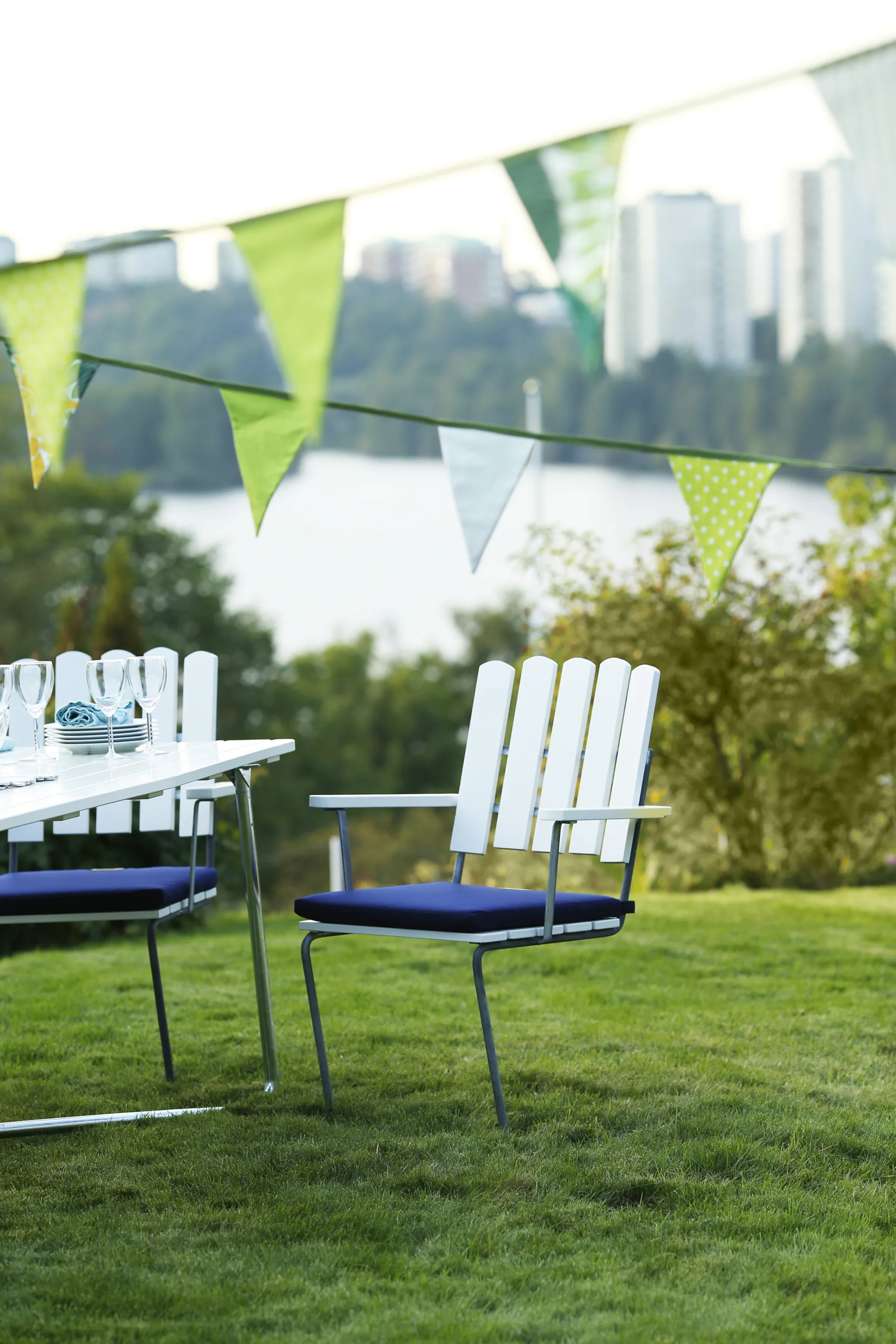 A2 cuscino per seduta, Sunbrella blu Grythyttan Stålmöbler