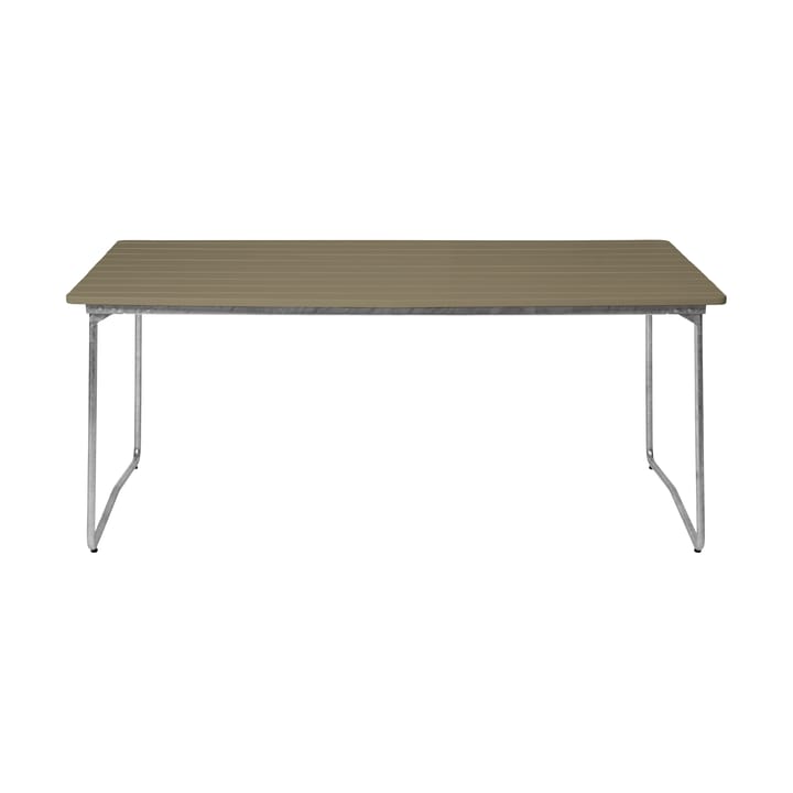 B31 170 tavolo da pranzo, Verde chiaro rovere-acciaio galvanizzato Grythyttan Stålmöbler