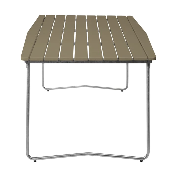 B31 170 tavolo da pranzo, Verde chiaro rovere-acciaio galvanizzato Grythyttan Stålmöbler