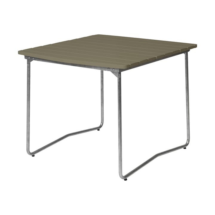 B31 84 tavolo da pranzo - Verde chiaro rovere-acciaio galvanizzato - Grythyttan Stålmöbler