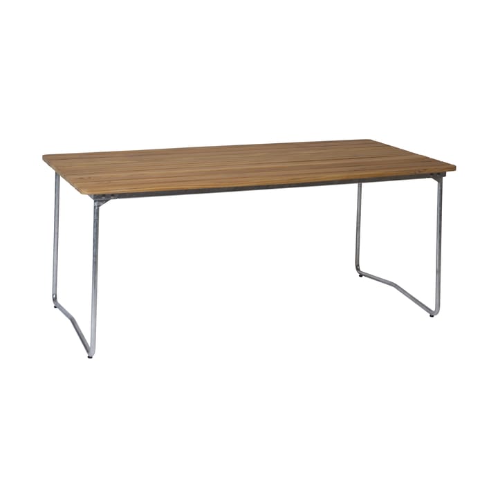 B31 tavolo da pranzo - Supporto in teak zincato a caldo - Grythyttan Stålmöbler