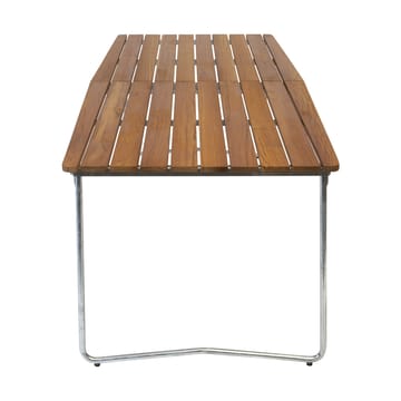 B31 tavolo da pranzo - Teak non trattato - gambe galvanizzate - Grythyttan Stålmöbler