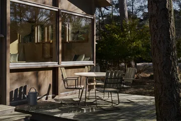 Copertura per mobili Grythyttan - Tavolo da pranzo 9A 100/120 cm + sedie - Grythyttan Stålmöbler