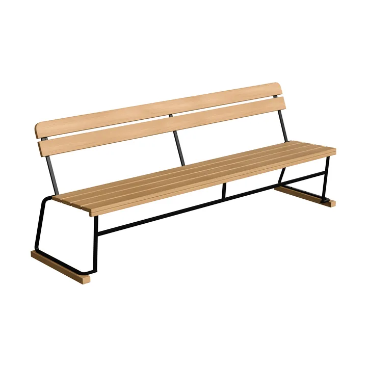 Divano 5 - Rovere oliato–struttura in acciaio nero - Grythyttan Stålmöbler