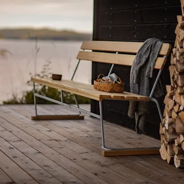 Divano 5 - Supporto in teak zincato a caldo - Grythyttan Stålmöbler