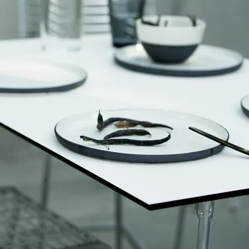 Gruppo tavolo da pranzo High Tech - Tavolo da pranzo rettangolare - Grythyttan Stålmöbler