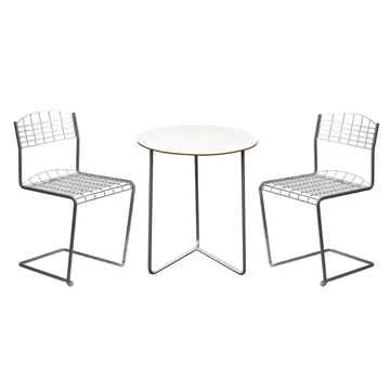 Gruppo tavolo High Tech - Ø60 cm - Grythyttan Stålmöbler