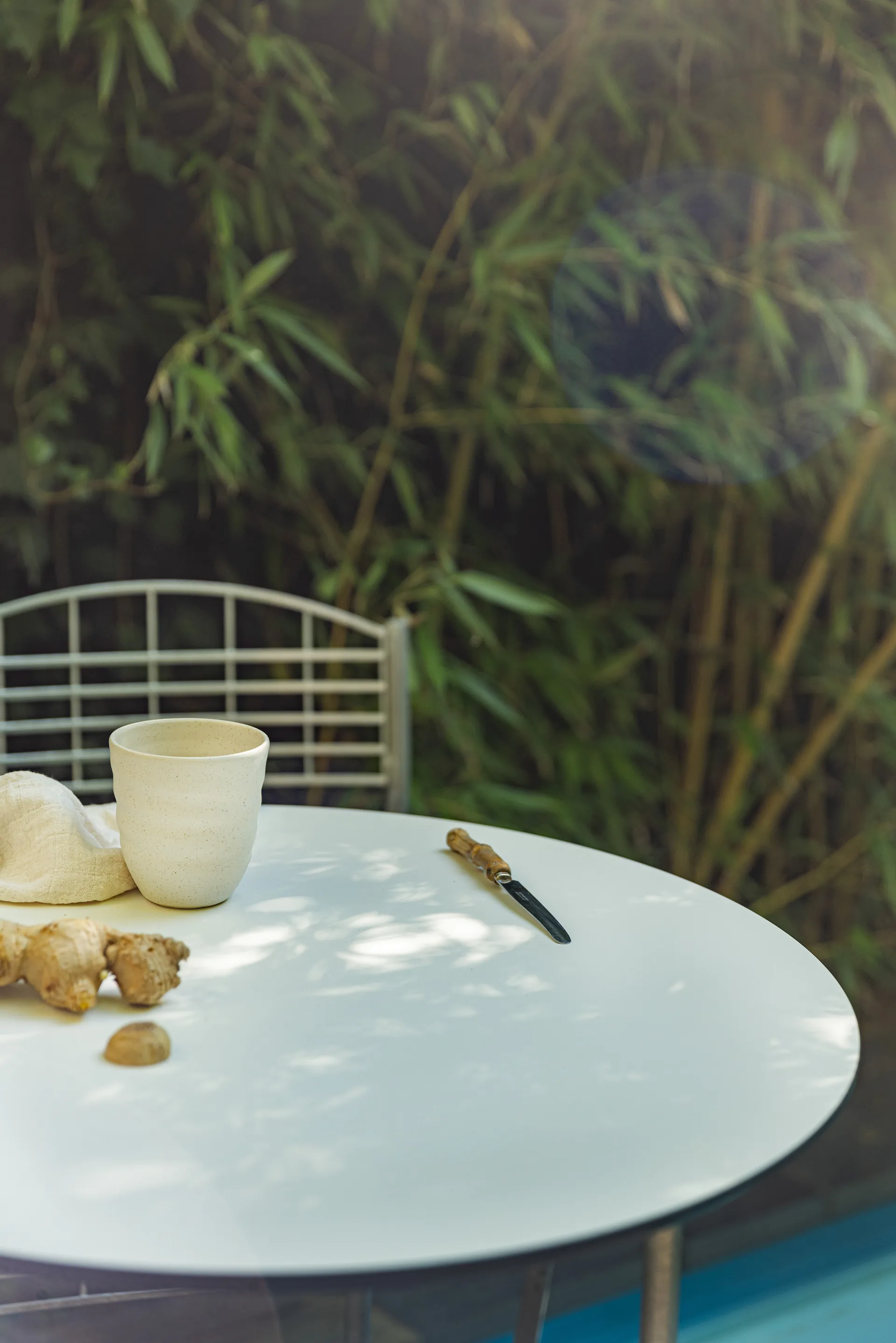 Gruppo tavolo High Tech - Ø60 cm Grythyttan Stålmöbler