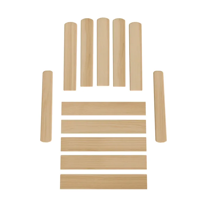 Kit di legno A2 - Pino 45 cm (1964-) - Grythyttan Stålmöbler