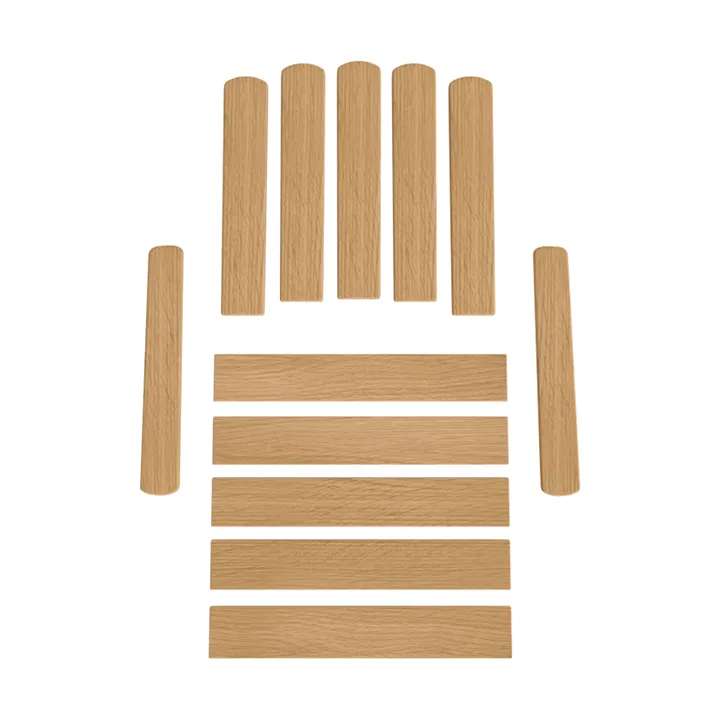Kit di legno A2 - Rovere non trattato, 45 cm (1964-) - Grythyttan Stålmöbler