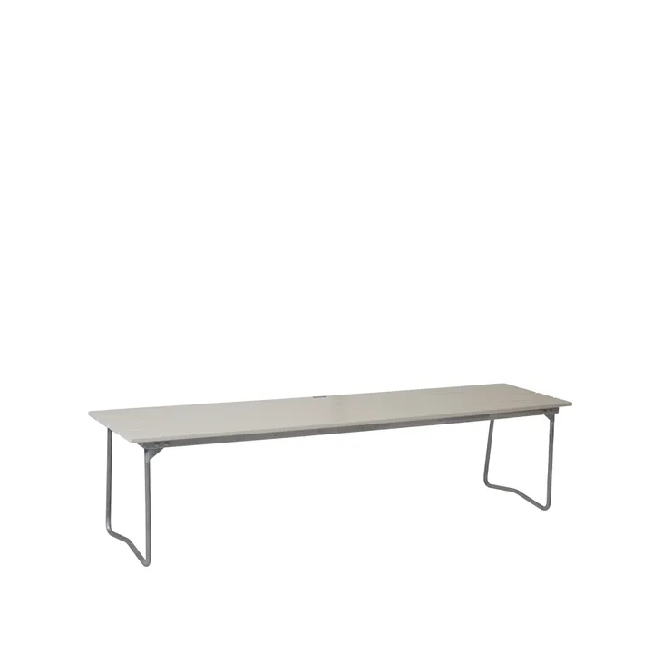 Panca 9 posti - Rovere bianco laccato-170 cm-stand zincato a caldo - Grythyttan Stålmöbler