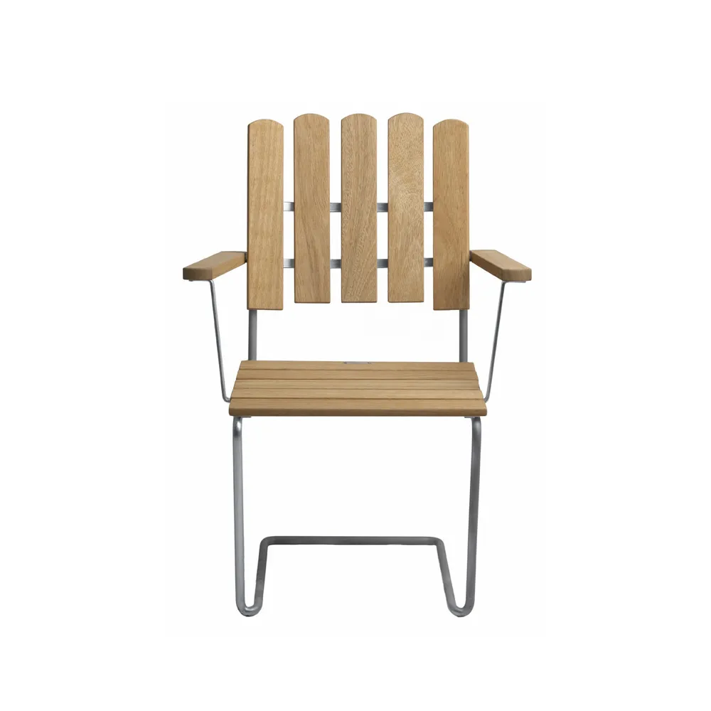 Poltrona A2, Olio di quercia - supporto zincato a caldo Grythyttan Stålmöbler