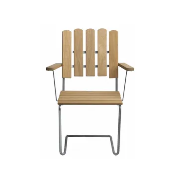 Poltrona A2 - Olio di quercia - supporto zincato a caldo - Grythyttan Stålmöbler