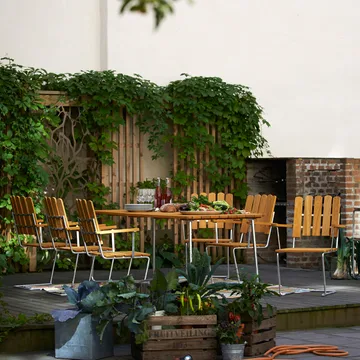 Poltrona A2 - Olio di quercia - supporto zincato a caldo - Grythyttan Stålmöbler