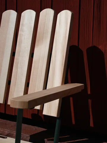 Poltrona A2 - Pino oliato-verde - Grythyttan Stålmöbler