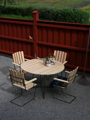 Poltrona A2 - Pino oliato-verde - Grythyttan Stålmöbler