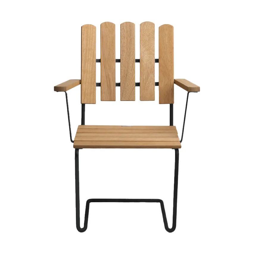 Poltrona A2, Rovere oliato-nero Grythyttan Stålmöbler