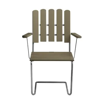 Poltrona A2 - Verde chiaro rovere-zincato a caldo - Grythyttan Stålmöbler