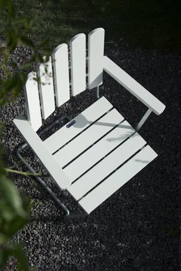 Poltrona A2 - Vernice bianca su quercia zincata a caldo - Grythyttan Stålmöbler