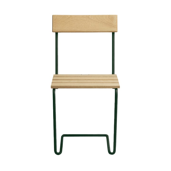 Sedia 1, Pino oliato-verde Grythyttan Stålmöbler