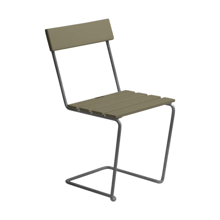 Sedia 1 - Verde chiaro rovere-acciaio galvanizzato - Grythyttan Stålmöbler