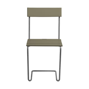 Sedia 1 - Verde chiaro rovere-zincato a caldo - Grythyttan Stålmöbler