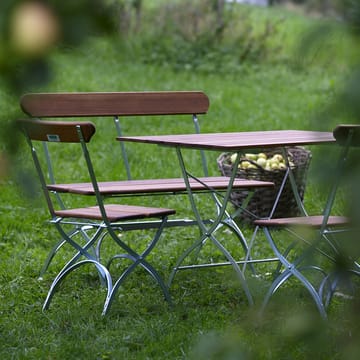 Sedia Bryggeri - Supporto in teak zincato a caldo - Grythyttan Stålmöbler