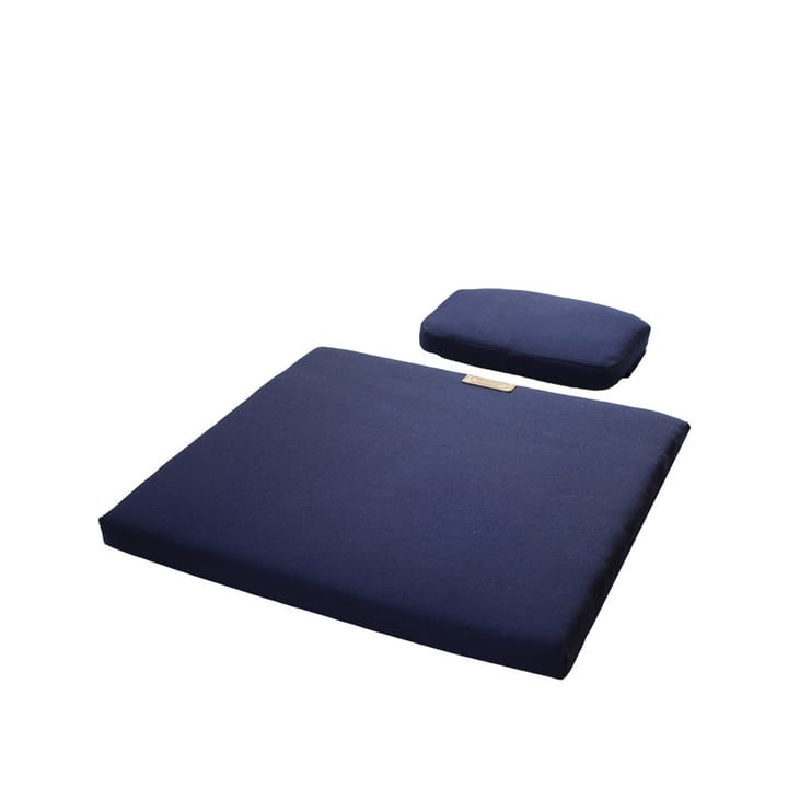 Set di cuscini A3 per collo/seduta - Sunbrella blu - Grythyttan Stålmöbler