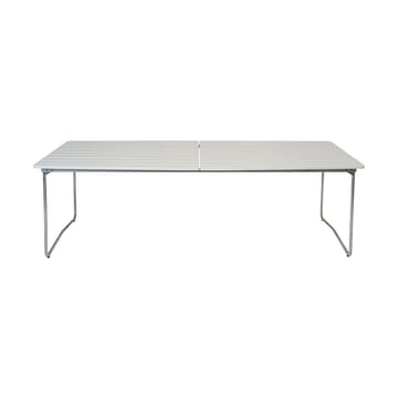 Table B31 tavolo da pranzo 230 cm - Quercia laccata bianca - gambe galvanizzate - Grythyttan Stålmöbler